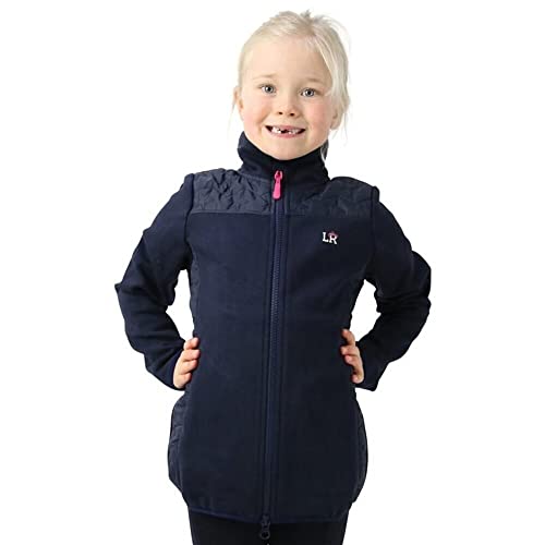Little Rider Sophia Giacca da Equitazione Bambini (3-4 Anni) (Blu Navy, Rosa)