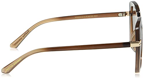 Martha Stewart Women's Ms125 Ombre Uv400 Protective Geometric Hexagonal Sunglasses-Timeless Gifts for Her, 55mm3