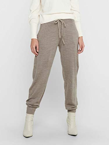 Only ONLAUBREE Loose Pants Ex Knt Pantaloni