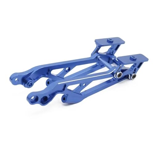 MIXVZARF RC Upgrade Accessories for Arrma 6S for Kraton for Typhon for Talion for Senton for Outcast for Notorious 1/8 Metal Rear Wing Mount Set RC Car Upgrade Parts(Blue)