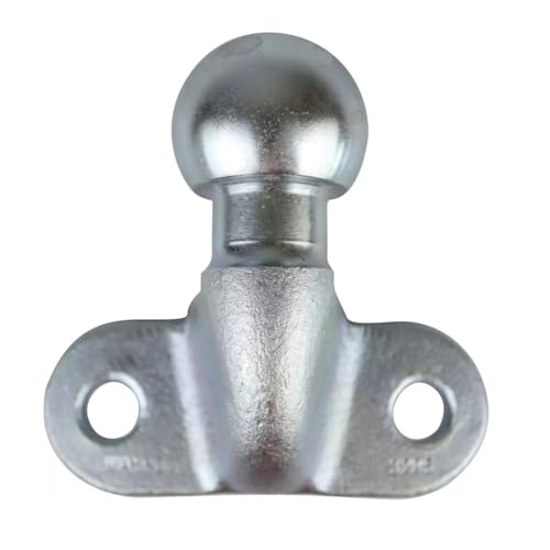 HEYOUTH Bola Remolque Ø50mm,Enganche Remolque,3500 kg,Bola de Enganche para Remolque,para Coches, Camiones y Tractores (Plata)