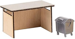 FALLER HO Scale Dumpster-Dustbin Shed -- Laser-Cut Kit - 1-9/16 x 1 x 1 4 x 2.5 x 2.5cm