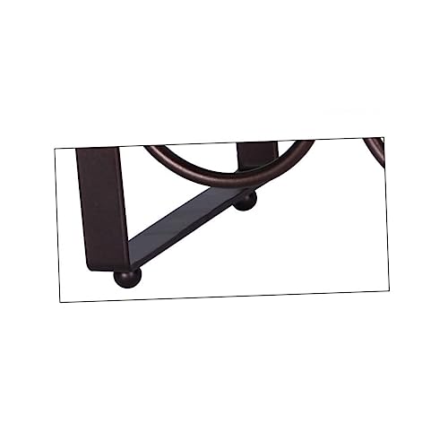 Soporte para botellas de vino de hierro Mikinona 4 botellas miniatura 6