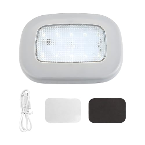 Lámpara de cúpula magnética para auto, luz LED recargable USB miniatura 1