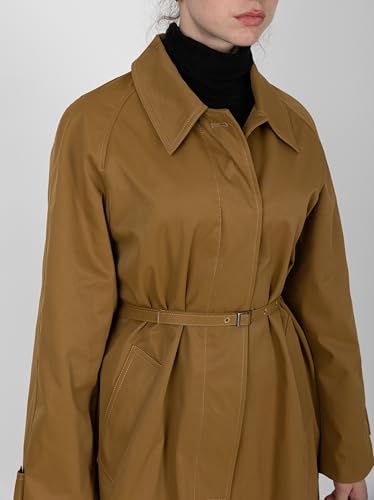 Trench-coat classique d'exception en coton avec ceinture - 5