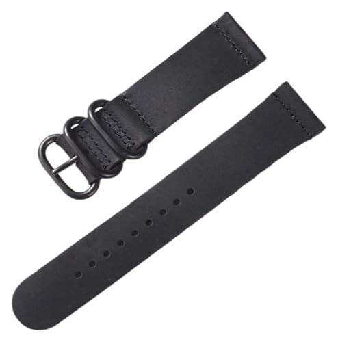 Bracelet de montre 22mm souple anti-chute avec boucle lourde homme