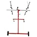 BALOCEO Paint Stand 180 Degree Rotating Adjustable Auto Body Rack Stand Body Repair Tools W/ 4 Wheels For Holding Hoods, Bumpers, Wings, Garages, Panel, Door
