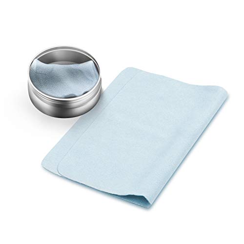 くもり止めクロス メガネ メガネ拭き 約600回繰り返し使える 拭くだけで 曇らない 眼鏡クリーナー マイクロファイバー素材 マスク 曇り防止 眼鏡/ゴーグル/サングラス/カメラレンズ対応 ブルー