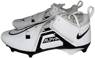 Nike Alpha Menace Pro 3 Low Men's Football Cleats White Black FB6834-100 Size 13 Medium US - Image 5