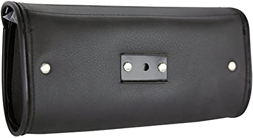 Bolsa impermeable universal para moto con tachuelas cromadas negra miniatura 3