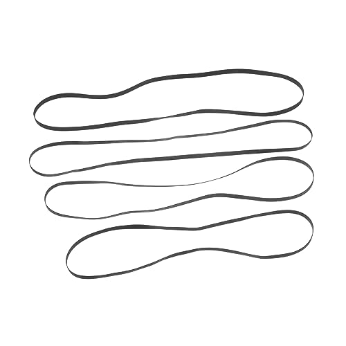 ibasenice 2sets Drive Belt for Turntable Rubber Belts for Record Player Enhance Performance and Longevity 4pcs*2