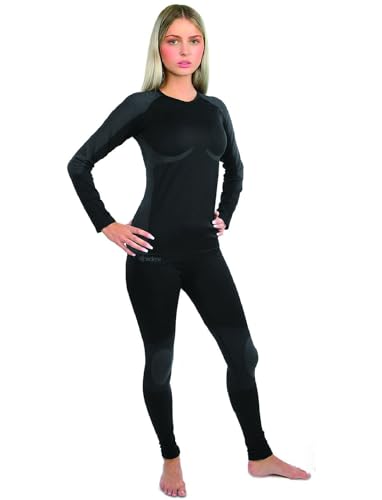 ALPIDEX Women's Thermal Underwear Functional Outfit Ski Set Warm Flexible Breathable Winter Autumn