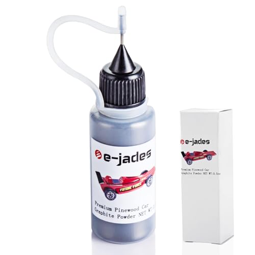 Graphite Powder 0.5OZ for Pinewood Car, Lubricant Powder Dry Lube, for Door Hinge Lubricant, Lock Graphite Spray, Compatible with Derby Car Weights Kits Wheels Axles