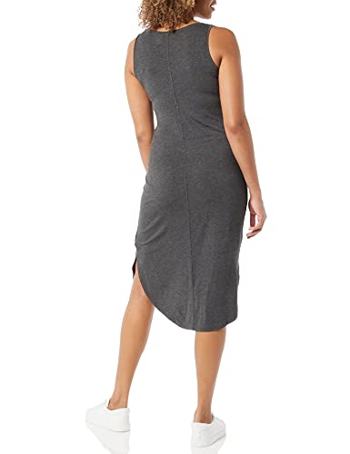 Image of Amazon Essentials Women's Jersey Regular-Fit Sleeveless V-Neck Midi Dress (Previously Daily Ritual)