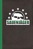 Sauenjäger: Wildschwein-Jagd Notizbuch Punktkariert (Jagdbedarf, Band 1)