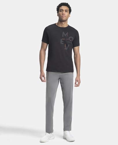 Image of Jockey SP16 Men Soft Touch Microfiber Elastane Stretch Active Wear Trackpant with Side Pockets and StayFresh Treatment
