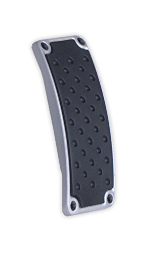 Lokar Clayton MCP-P4 Billet Aluminum Drive-by-Wire Pedal pad Gray, 1 Pack