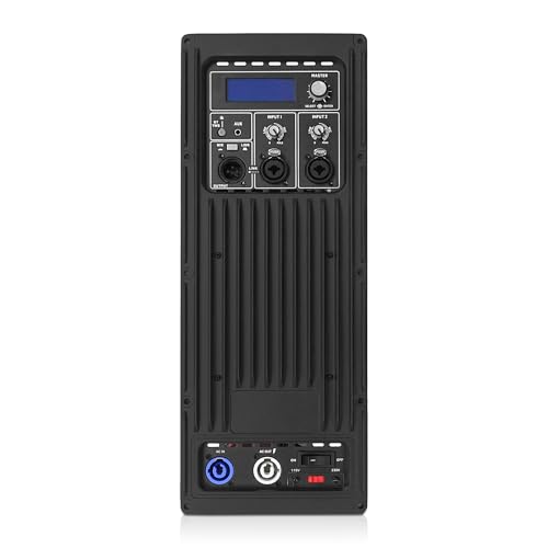 Image of Sound Town CARME Series Dual 15 inch 2-Way Class-D Powered Professional PA DJ Speaker with DSP & TWS for Live Sound, Church, Lounge, Bar Installations, Black (CARME-215BPW)
