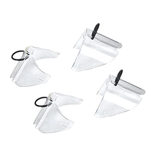 DOITOOL 2 Pares Protector De Flanco Gafas De Plástico Gafas Transparentes Gafas Laterales Solapa De Escudo Hojas Protectoras Transparentes Gafas Transparentes Vasos De Chupito De Plástico