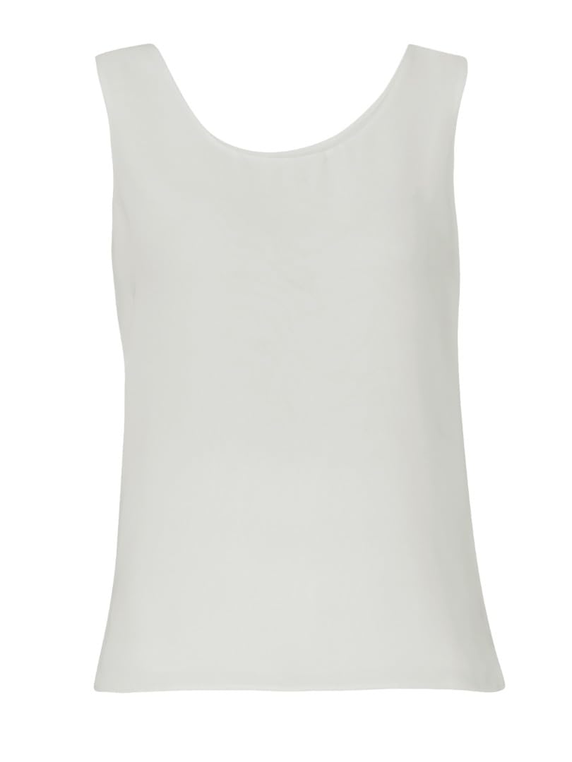 Gina Bacconi Women's Double Layer Chiffon Cami Shirt, Silver Mist, 20