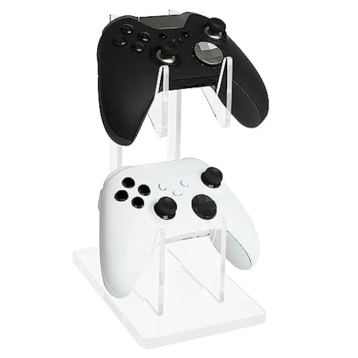 Universal Soporte Mandos, Juego de Soporte de Auriculares y Gamepad Acrílico de 2 Niveles, Controller Holder Stand para Auriculares y Mando, Transparente | Ya disponible en tu tienda friki favorita! En mundofriki.es!
