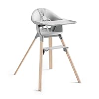 Stokke Clikk Portable Travel Baby High Chair, Grey