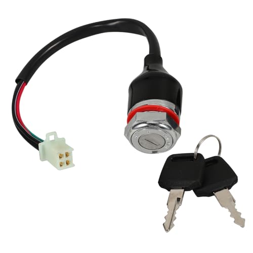 Interruptor encendido motocicleta cables con llave de bloqueo