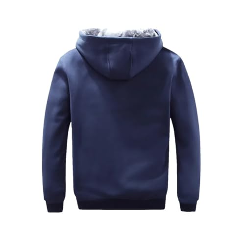 Mens Winter Thick Fleece Lining Hoodie Sweatshirts Zipper Warm Casual Loose Fit Casual Overcoats2