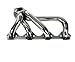 Stainless Steel Performance Exhaust Header Manifold For 260 289 302 V8 1964-1977 Ford Mustang Maverick Fairlane Falcon, Mercury Cougar Comet 260 289 302 V8