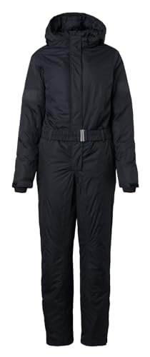 HORZE Damen Overall Annica, wasserabweisend, Winddicht, Silikon Vollbesatz, Schwarz, 36