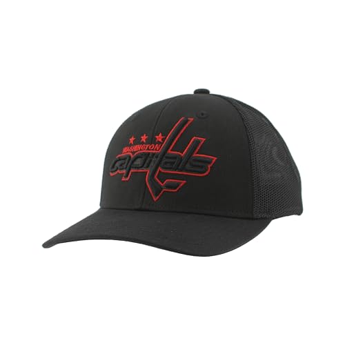 Washington Capitals NHL Officially Licensed Adjustable Snapback Hat Dakota Element Black