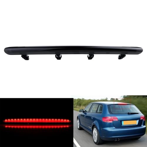 Troisième feu de stop arrière à LED noir A3 8P Hatchback 2004 2005 2006 2007-2012 - 2