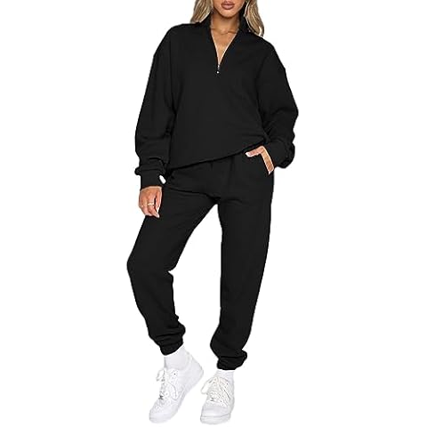 Aleumdr Women's 2 Piece Sweatsuit Set Cover