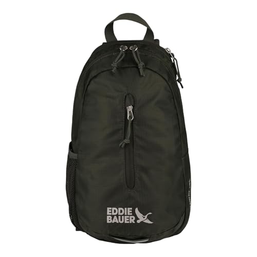 Eddie Bauer Stowaway Packable Sling Bag | Foldable | Travel | Outdoor | Lightweight | Compact | Everyday Carry | Ripstop Nylon | 10L - Dark Forest