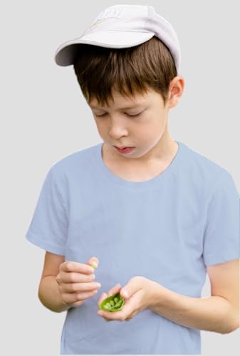 Hercugifts Boys/Kids/Toddlers Crew Neck Cotton T-Shirts Short Sleeve Summer Basic Tops(Age 2-12Y)