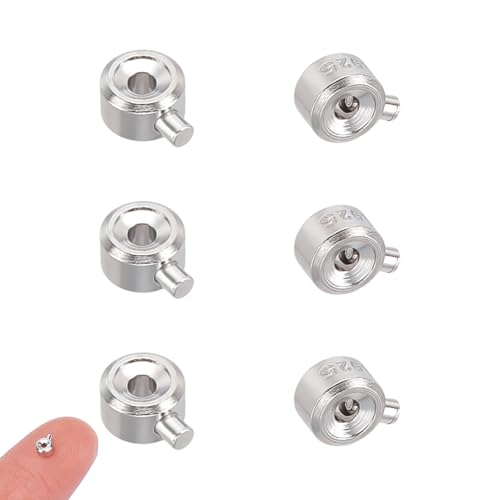 Perles à sertir plates en argent 925 pour réparer vos colliers préférés