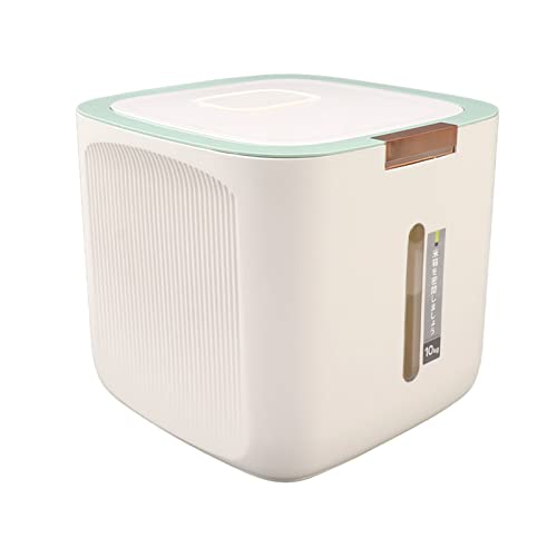 Naroote Récipient à Riz, Récipient à Céréales scellé Polyvalent, capacité de 10 Kg avec Couvercle de Tasse à Mesurer pour Haricot Rouge pour Riz pour...