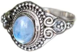 Natural Moonstone Ring, Minimalist Ring, Blue Fire Stone Ring, Teardrop Stone Ring, Boho Ring, June Birthstone Ring, Statement Ring, Women Gift Ring, Daily Wear Ring, Moonstone Jewelry