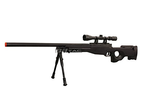 bbtac b96 awp airsoft sniper rifle with 3-9x40 scope and bi-pod warrior 1(Airsoft Gun)