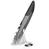 Docooler 2.4GHz Wireless Optical Pen Mouse Adjustable 500/1000DPI Handwriting Smart Mouse for PC Laptop iMac Android Tablet Black