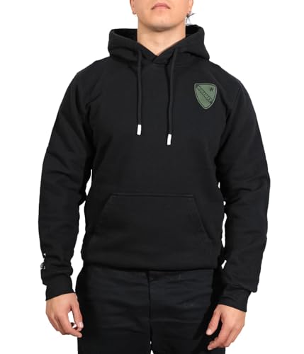 Hoodie Logo Black Sheep Noir Logo Vert en coton premium et finitions soignées