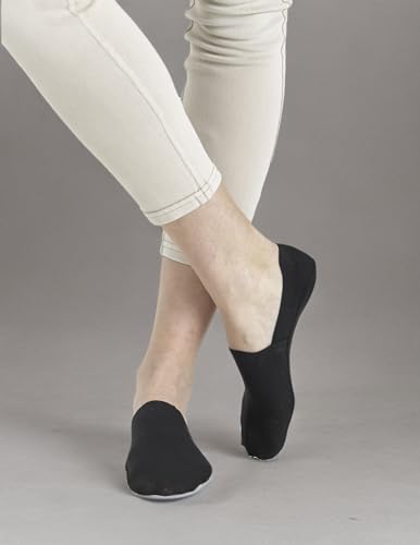 HUE Women's Perfect Edge Cotton Loafer Liner Socks4