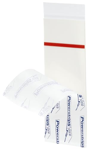 Image of tesa Powerstrips Large, Self-Adhesive Strips - Double-Sided Strips Suitable for Flat and Smooth Surfaces - Holds Objects up to 2 kg - Pack of 10 Powerstrips
