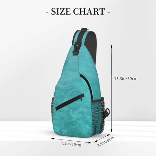 Mochila Sling Crossbody Negra Deportiva miniatura 3
