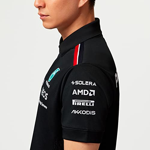 MERCEDES AMG PETRONAS Formula One Team - Team-Polo 2023 - Schwarz - Männer - Größe: XXL