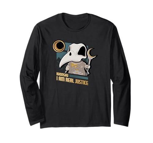 T-shirt Moon Knight Khonshu manches longues au motif haute durabilité