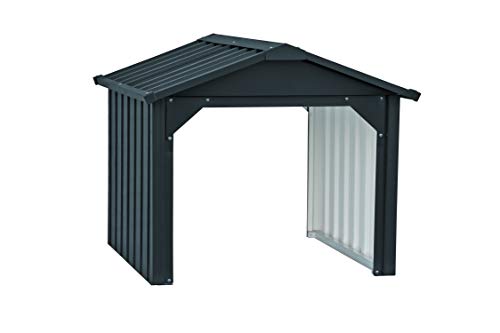 Duramax - caseta cobertizo jardín - ROBOSHED - Metal - color gris antracita
