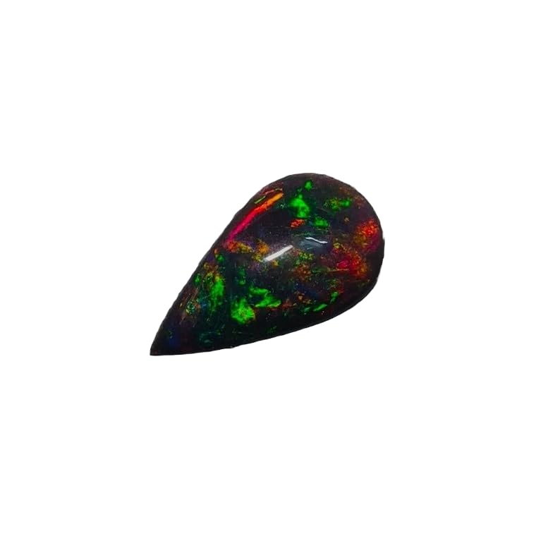 Cabochon d'opale éthiopienne AAA calibré pour sertissage réussi