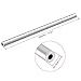 TOP-VIGOR 2Pcs 6063 Aluminum Round Tube, 19mm OD 9mm ID 300mm Length Seamless Aluminum Straight Tubing Pipe Tubing for Industry DIY Projects