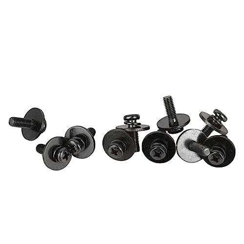 Kit 10 tornillos de fijación para batería color negro miniatura 5